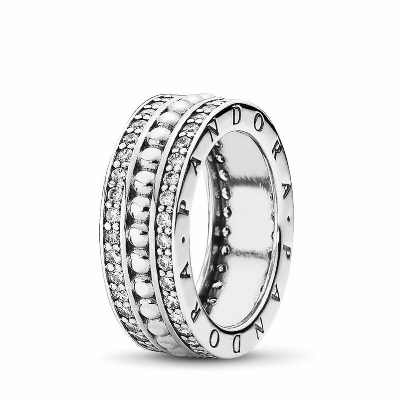 Pandora Forever Promise Ring - Sterling Silver/Cubic Zirconia - Canada | RL3934UH